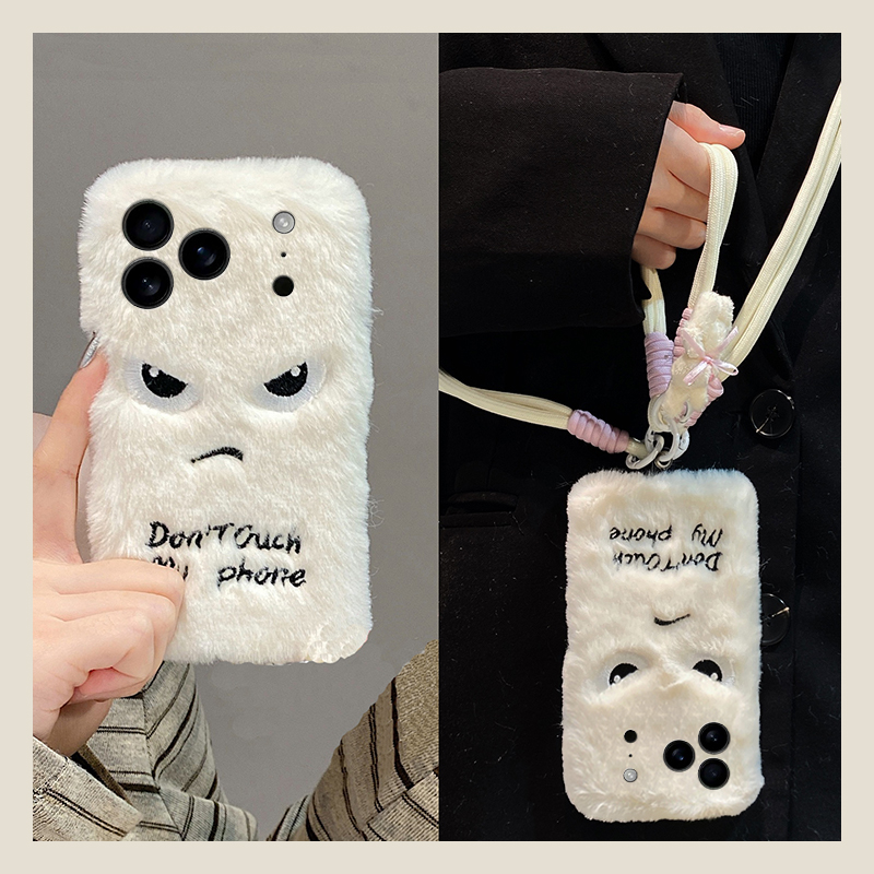 适用三星s25ultra手机壳S24毛绒s23+搞怪s22带挂绳note20/10+斜挎s21/s20plus秋冬S25FE新款s10+女s9保护套s8