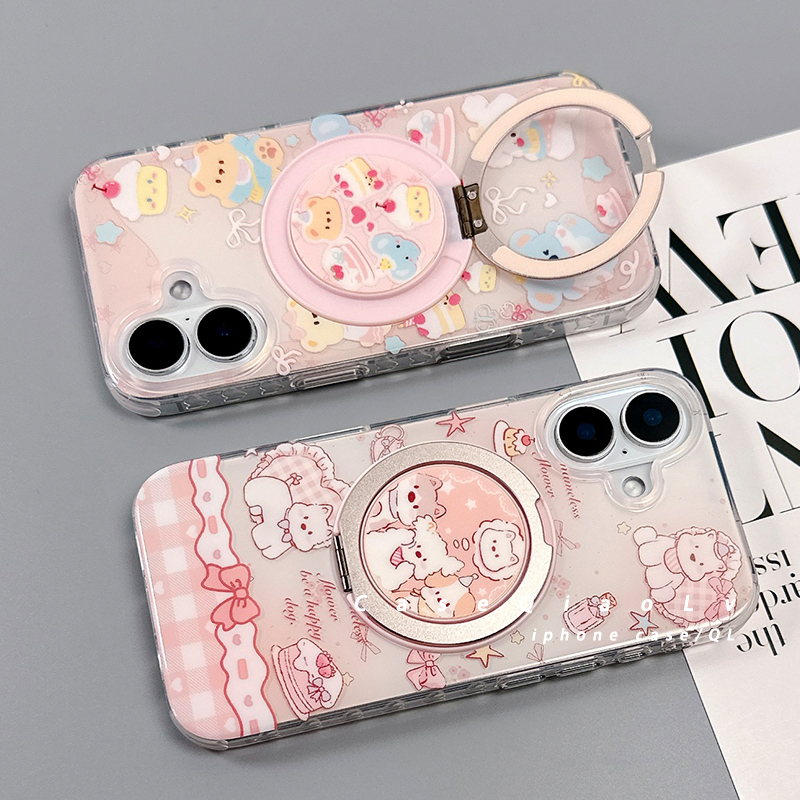 可爱少女卡通vivo S30手机壳S30 Pro mini硅胶防摔s19全包s18旋转支架s17小众女