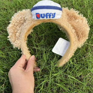 出租正品上海迪士尼生日庆典达菲发箍限定系列美妆拍照打卡道具