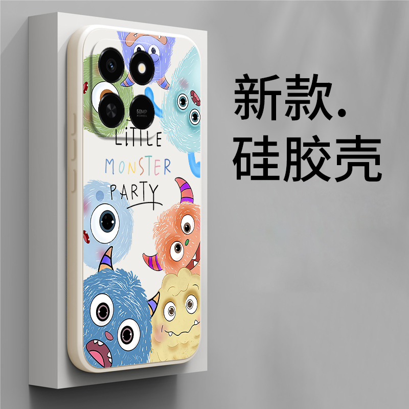 适用华为荣耀Play10T手机壳LOG一AN10怪兽磨砂硅胶Honor全包防摔paly保护套piay男pay女LOGAN新款1ot外壳