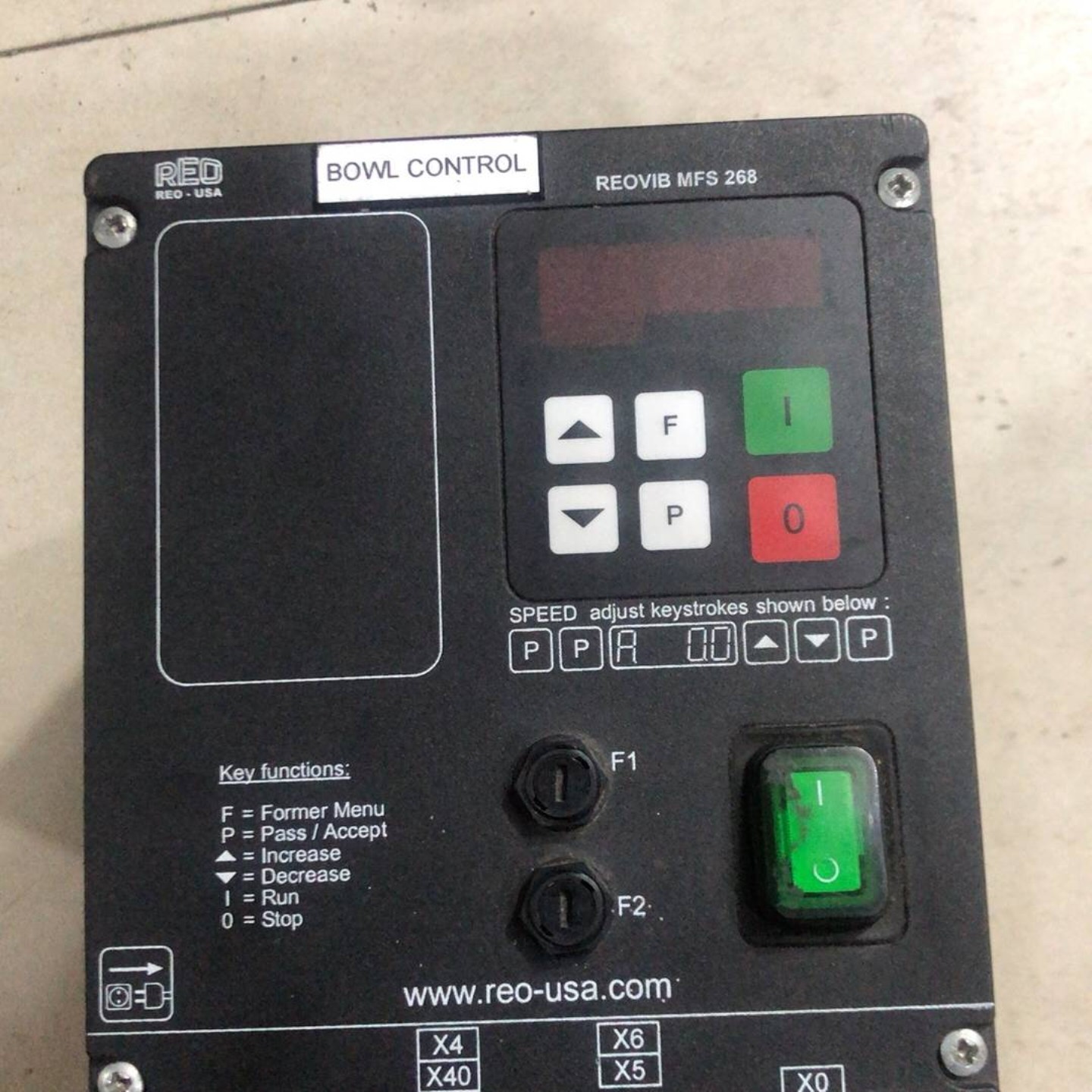 售前询价RED控制器REOVIB MFS268XL实物现拍成议价及维修