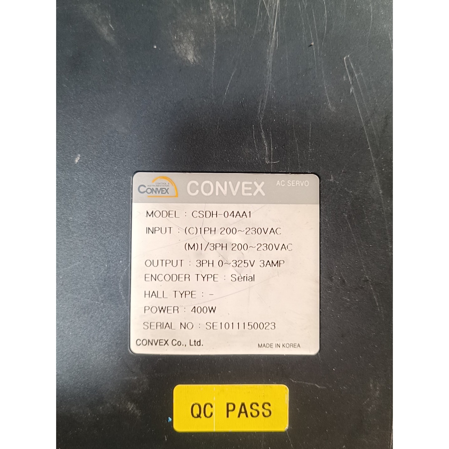 售前询价CSDH-04AA1-韩国CONVEX 驱动器 拆机 功能包