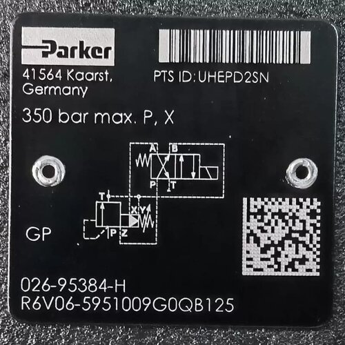 026-95384-H R06V06-5951009G0QB125 # Parker//派克，液压阀