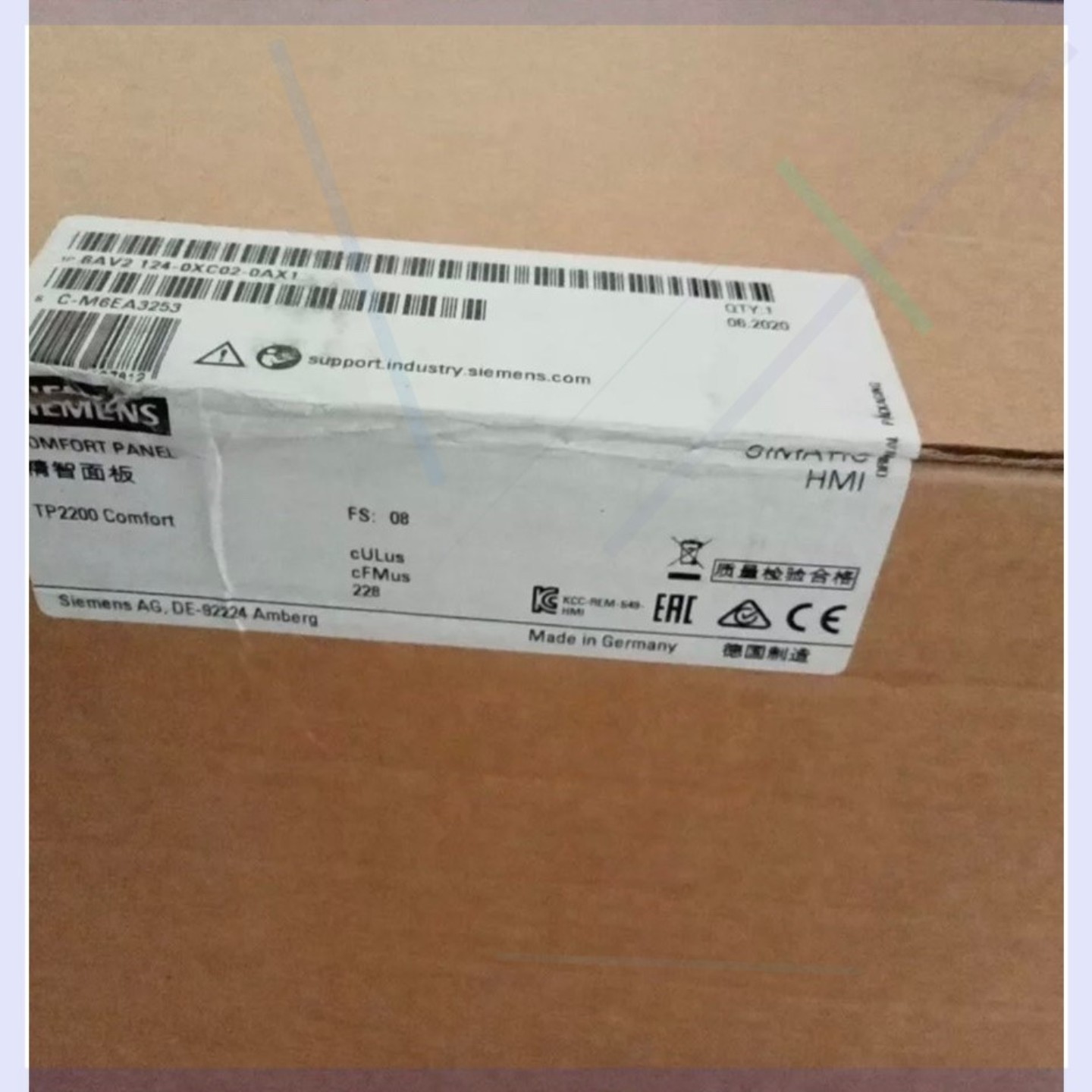 售前询价Siemens HMI TP2200 C触控屏幕 6AV212