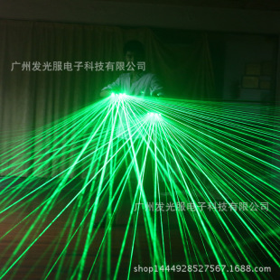 激光手套镭射LED灯发光手套酒吧表演服舞台道具激光舞 亚马逊爆款