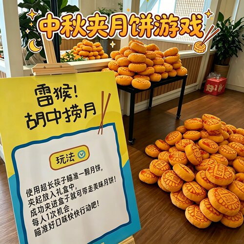 中秋节夹月饼大作战游戏道具