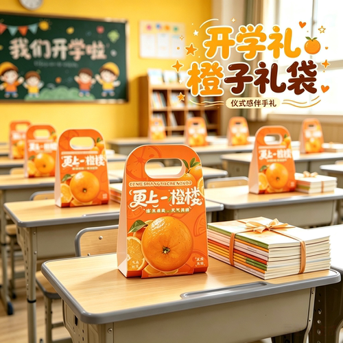 太会送啦！开学礼物更上一橙楼耶