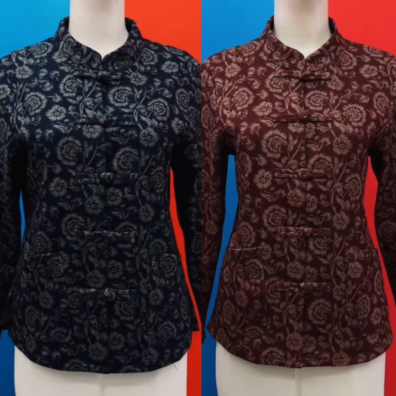 盘扣开衫新中式改良旗袍修身上衣