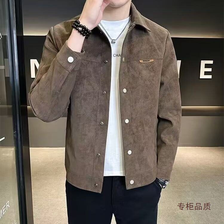 2026春秋痞帅外套男ins高街潮牌港风日系原宿风韩版潮流宽松夹克