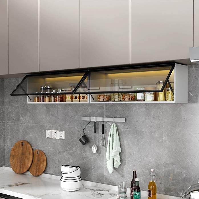 壁挂调味架厨房吊柜下调料柜壁挂置物架上翻柜玻璃门收纳盒免打孔,厨房/烹饪用具,厨房置物架/置物柜/角架,淘宝优惠券,粉丝福利购,淘宝优惠卷