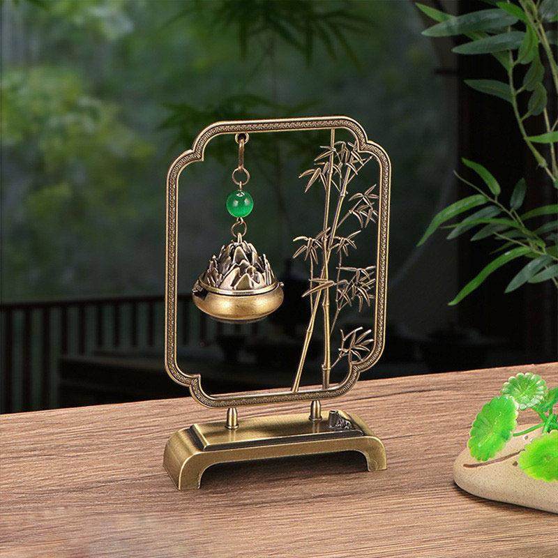 翠竹兆喜小号中式熏香香炉室内家用书房茶桌古风沉香檀香香道摆件,家居饰品,香薰炉,淘宝优惠券,粉丝福利购,淘宝优惠卷