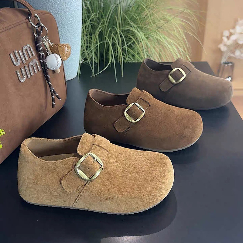 厚底内增高全包勃肯鞋女季2026新款一脚蹬博肯单鞋丑萌豆豆0115w,女鞋,勃肯鞋/软木鞋,淘宝优惠券,粉丝福利购,淘宝优惠卷