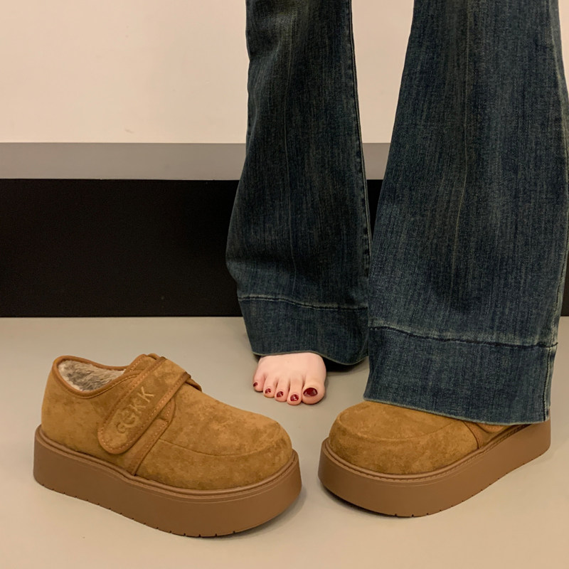 厚底加绒豆豆勃肯鞋女2026新款春秋孕妇全包博肯棉鞋子保暖0115w,女鞋,勃肯鞋/软木鞋,淘宝优惠券,粉丝福利购,淘宝优惠卷