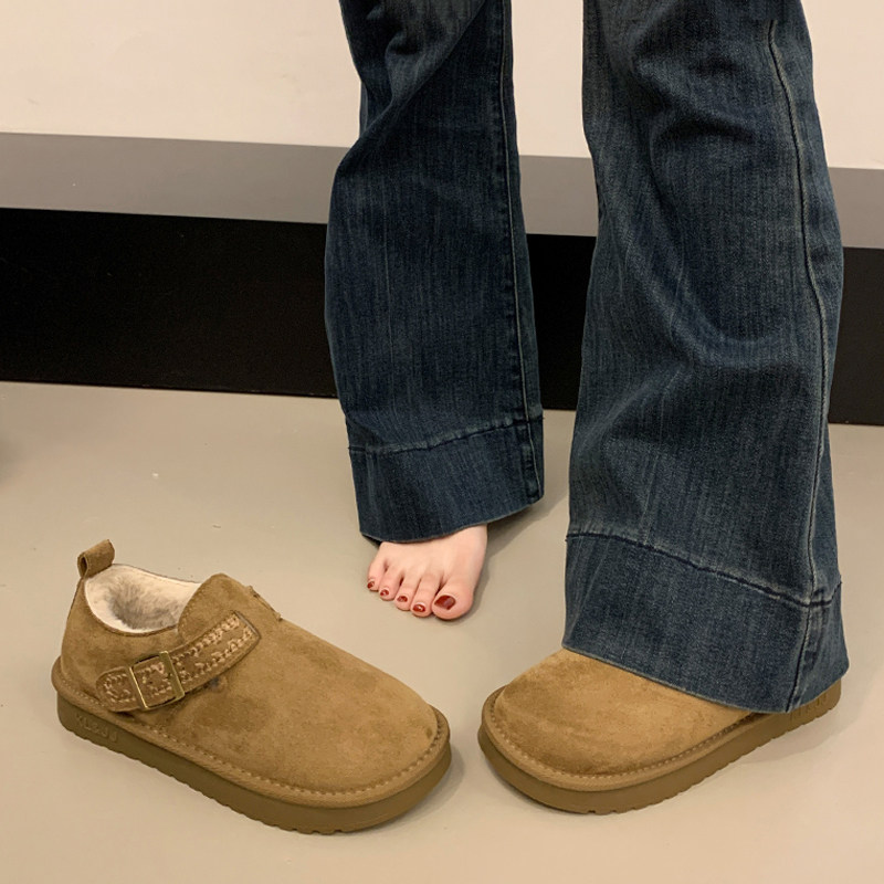 平底勃肯鞋女春秋加绒豆豆鞋2026新款加厚保暖乐福棉鞋低帮0115w,女鞋,勃肯鞋/软木鞋,淘宝优惠券,粉丝福利购,淘宝优惠卷