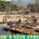 新款 水上旅游竹筏竹排船带遮阳棚护栏竹伐船加厚竹子钓鱼船能浮水