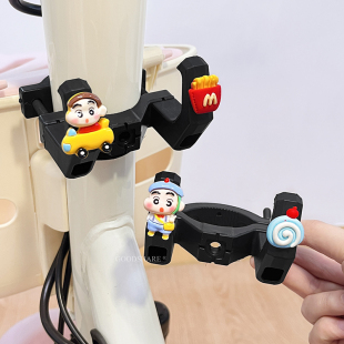 电动车前置挂钩加厚强力承重可爱卡通蜡笔小新电动自行车挂物钩