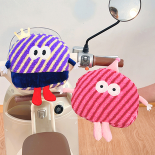 电动车前置加厚保护垫2025新款可爱卡通电瓶车宝宝座椅防磕头神器