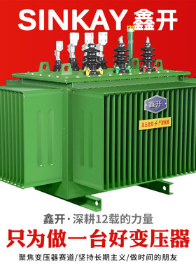 10kv/0.4变压器s11铜250kva三相315千伏安400kw电力500油浸变压器