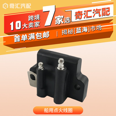 定制 跨境热销 黑色船用点火线圈适用Johnson OE:582508 18-5179