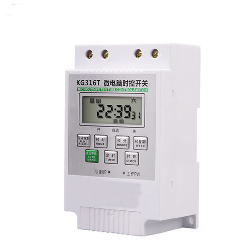 微电脑KG全自动6T22定时器开关v380时控开关路灯31控制器0v