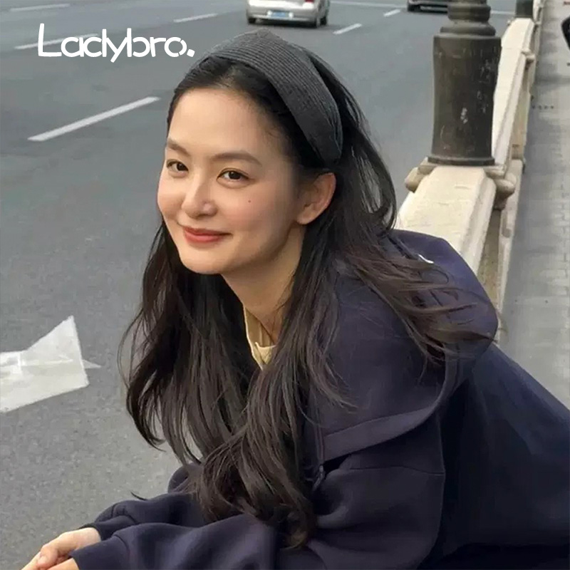 Ladybro.易梦玲同款法式针织发箍