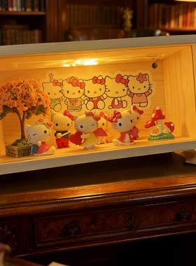 hellokitty系列礼物手办周边哈喽kitty猫生日女生情人礼品送女友