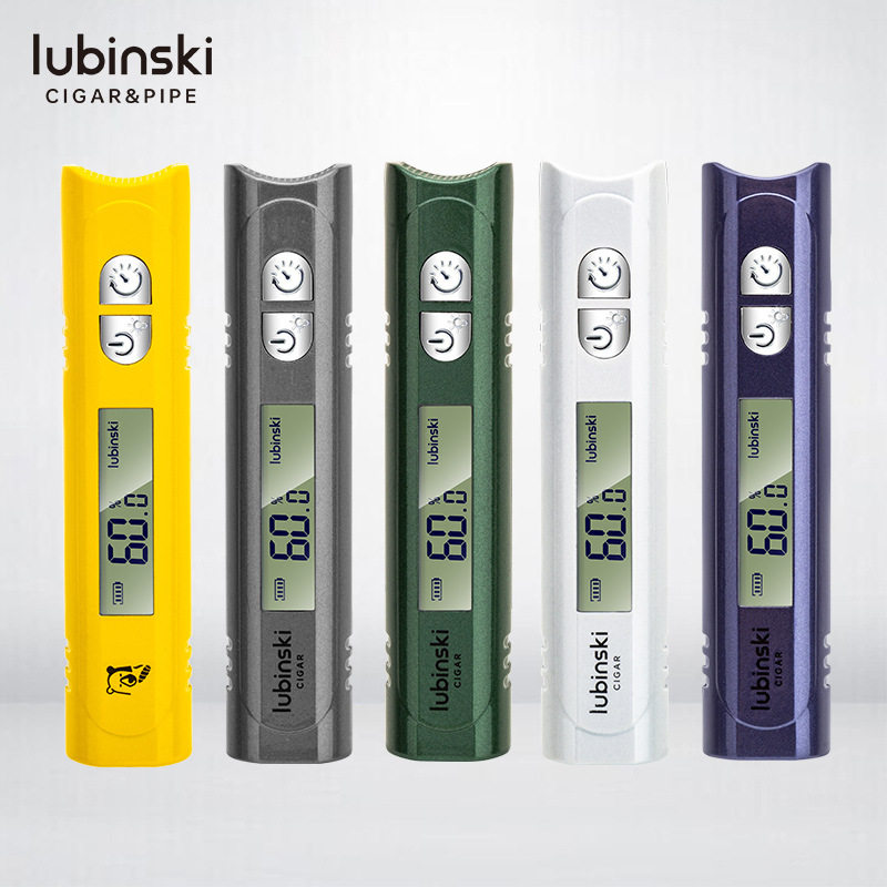 鲁宾斯基LUBINSKI雪茄测湿器多功能便携验钞灯秒表烟托Typc-C充电