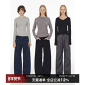 褶皱伞兵裤 CountryMoment 水洗纯棉直筒工装 长裤 男女同款 美式