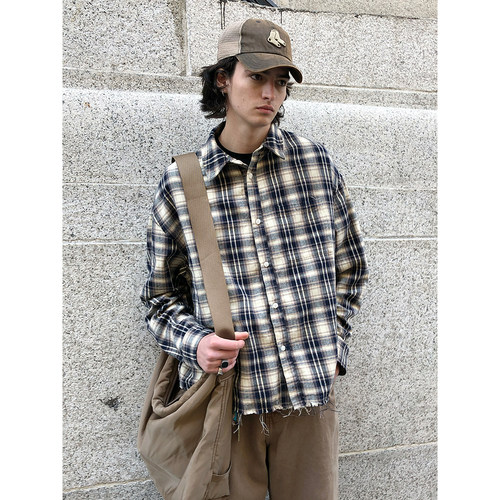 CountryMoment格纹磨毛衬衫