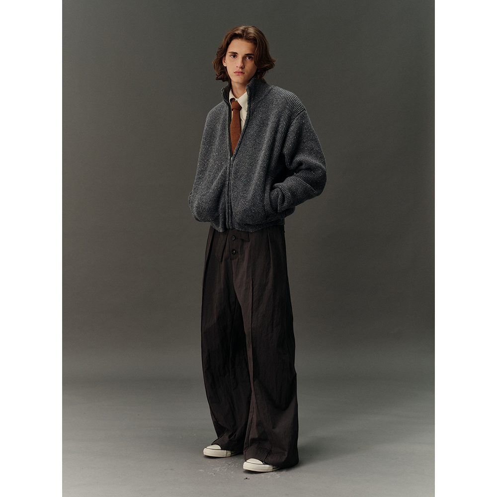 CountryMoment肌理感打褶剑道裤