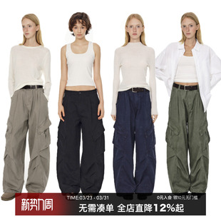 垂感休闲裤 100%精梳棉宽松直筒工装 冬 男女同款 CountryMoment