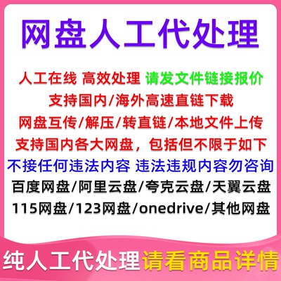 网盘SVIP代下解压文件资料素材资源不限速急速高速转百度阿里网盘