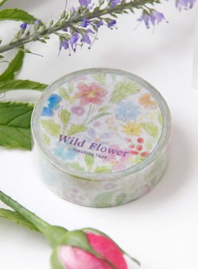 布几岛韩国授权BOKI和纸胶带系列手账素材复古水果动物美2025新品