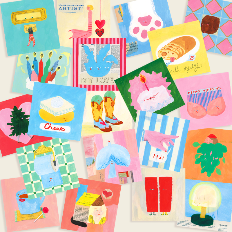 布几岛韩国授权aletterfrom贴纸套装手账咕卡素材包kanghan2025新