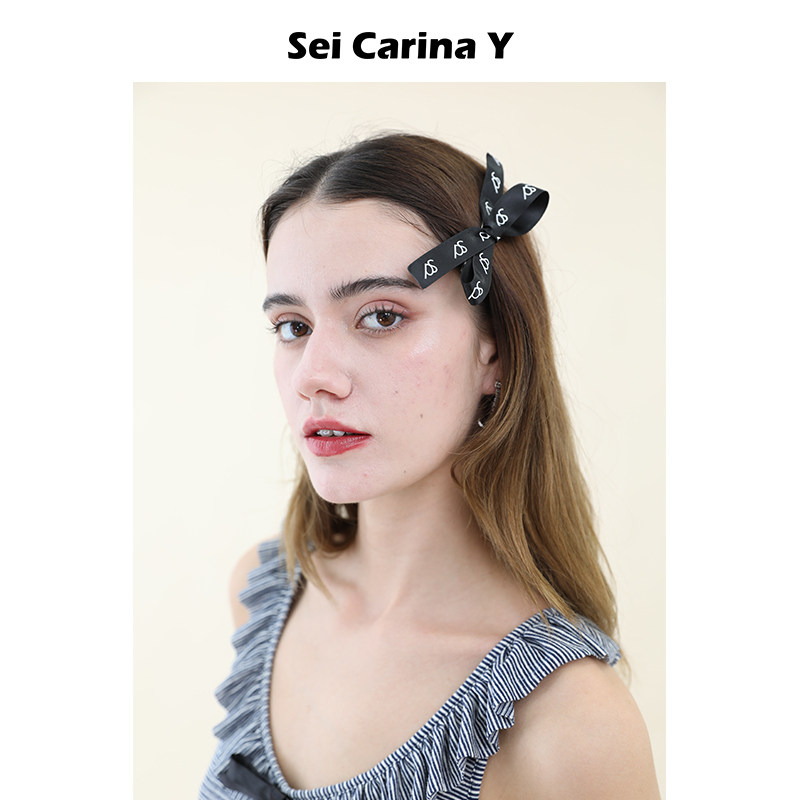 SeiCarinaYlogo丝带刘海发夹