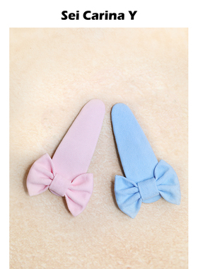 Sei Carina Y“cutie pie”蝴蝶结发夹女甜美可爱风刘海侧边夹子