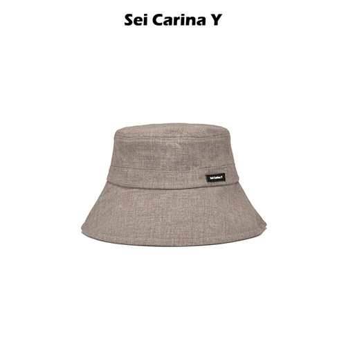 SeiCarinaY慵懒感黑标渔夫帽