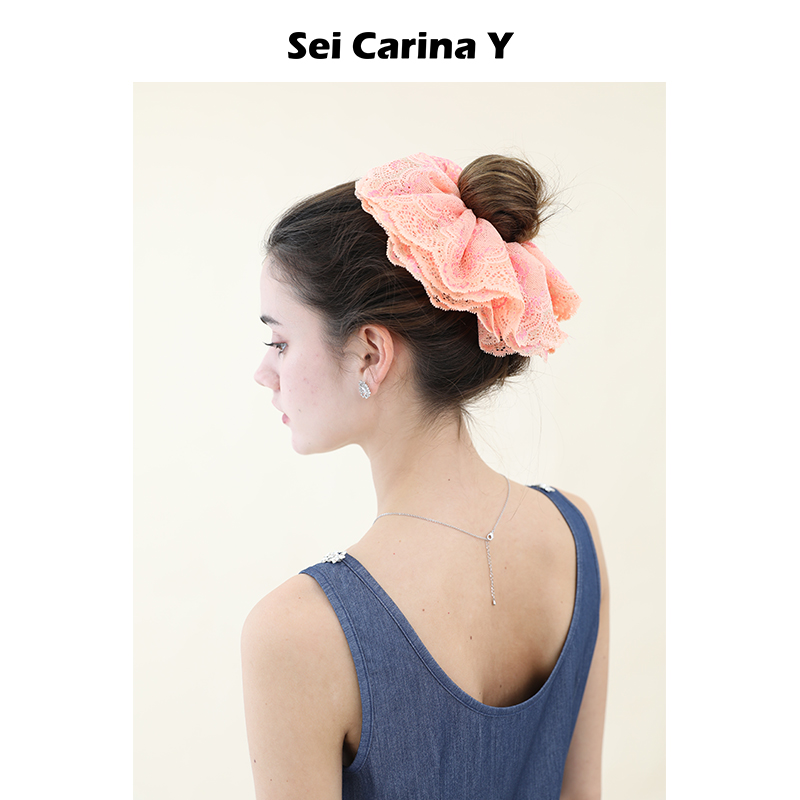 SeiCarinaY蕾丝网纱发圈