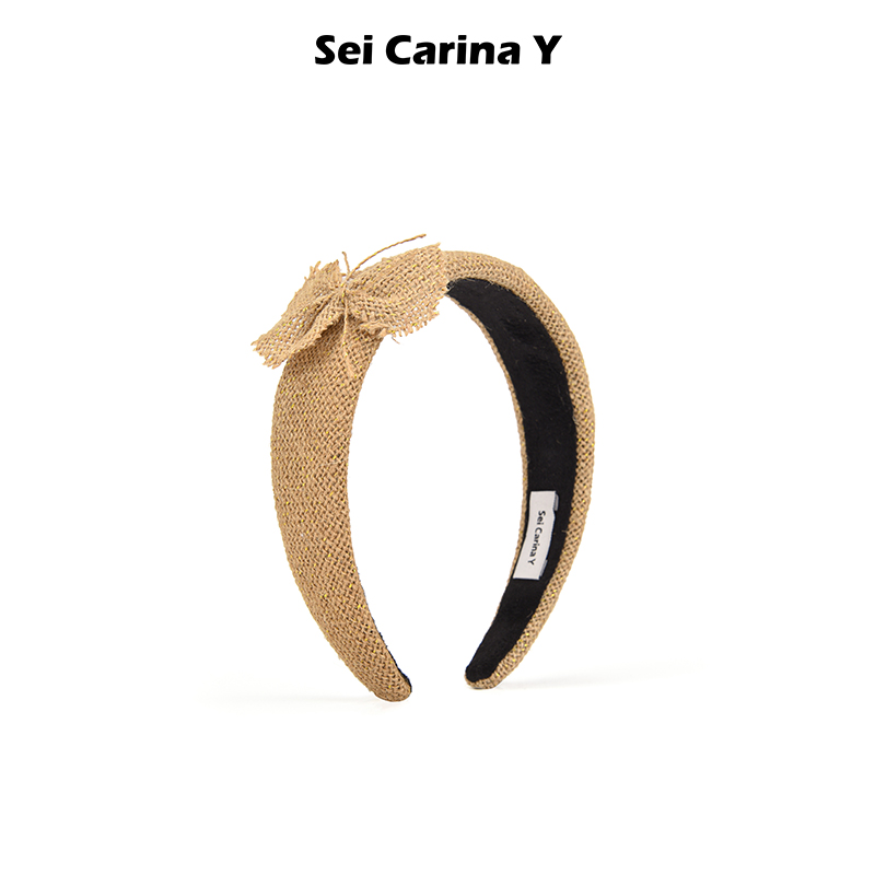 SeiCarinaY编织蝴蝶结发箍