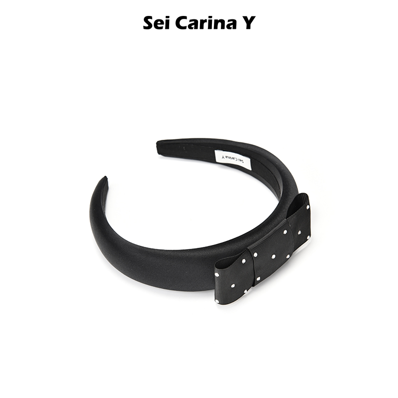 织带大蝴蝶结真丝发箍