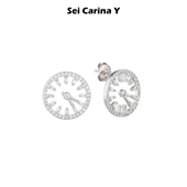 6折 520 Sei Carina 表盘耳环女新款 轻奢气质耳饰小众高级感