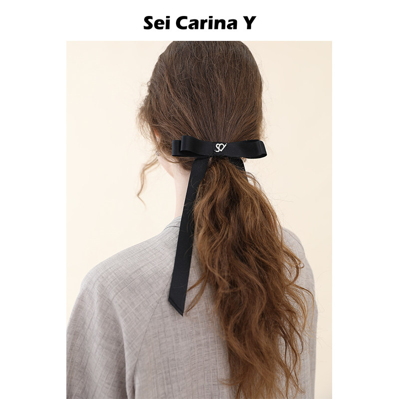 SeiCarinaYlogo织带流苏发夹