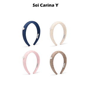 Y手工珍珠花朵发箍高颅顶新款 头顶发饰头箍女高级感 Carina Sei