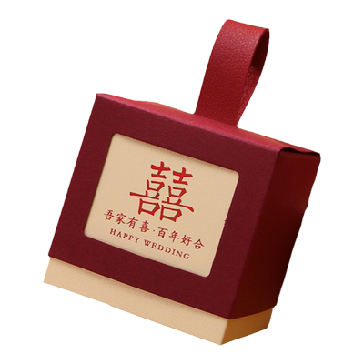 结婚专用喜糖盒伴手礼盒子