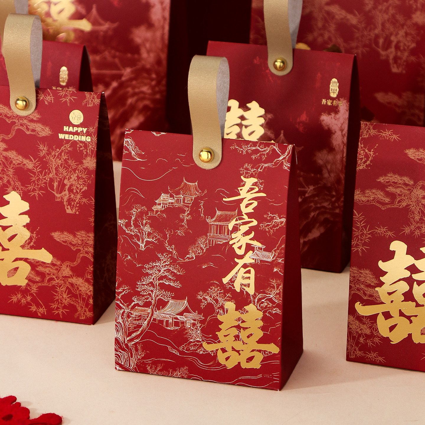 喜糖盒新款结婚糖盒高级感喜糖袋包装盒纸盒空盒婚礼手提伴手礼盒,节庆用品/礼品,糖盒/糖盒配件,淘宝优惠券,粉丝福利购,淘宝优惠卷
