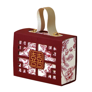 喜糖盒子结婚糖盒婚礼手提礼盒糖果包装盒回礼喜糖袋小礼品盒空盒