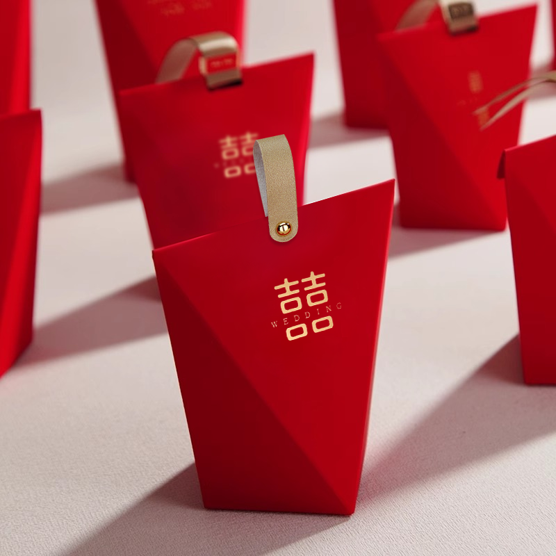 2026新款结婚专用喜糖盒创意喜糖袋子婚礼高级感糖果礼盒空盒盒子
