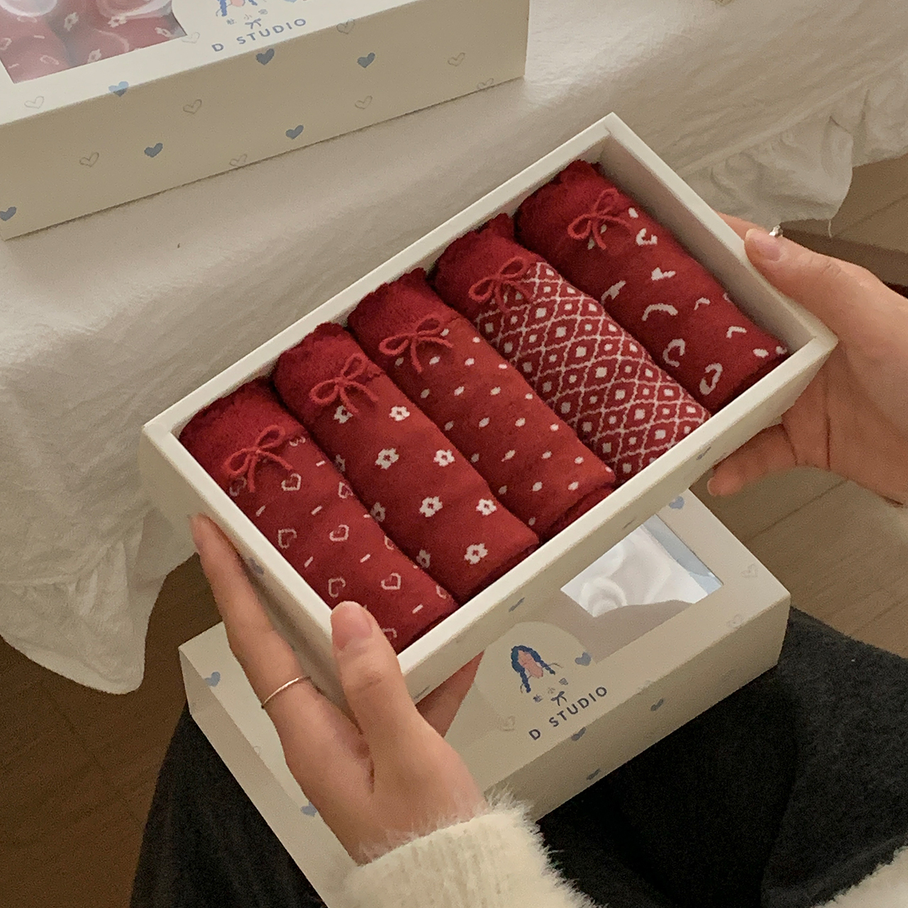 杜小宅穿红走鸿运10A抑菌三角裤