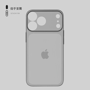 苹果17手机壳iphone17promax超薄17pro透明磨砂16p硬壳手机套15全包防摔指纹14镜头高级感裸机手感13适用硅胶