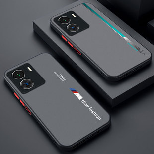 适用iQOOZ7手机壳防摔肤感iqooz7x撞色磨砂防指纹透明iqooz7i全包男女2023新款保护套iqoo创意超薄简约新潮流